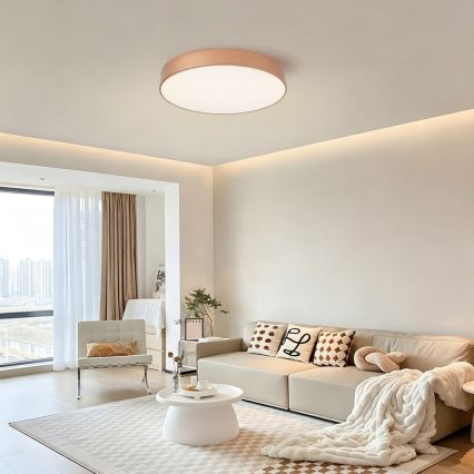 Brilagi - Ρυθμιζόμενο LED φωτιστικό οροφής POOL LED/60W/230V 3000-6000K Ø 50 cm μπρονζέ + τηλεχειριστήριο