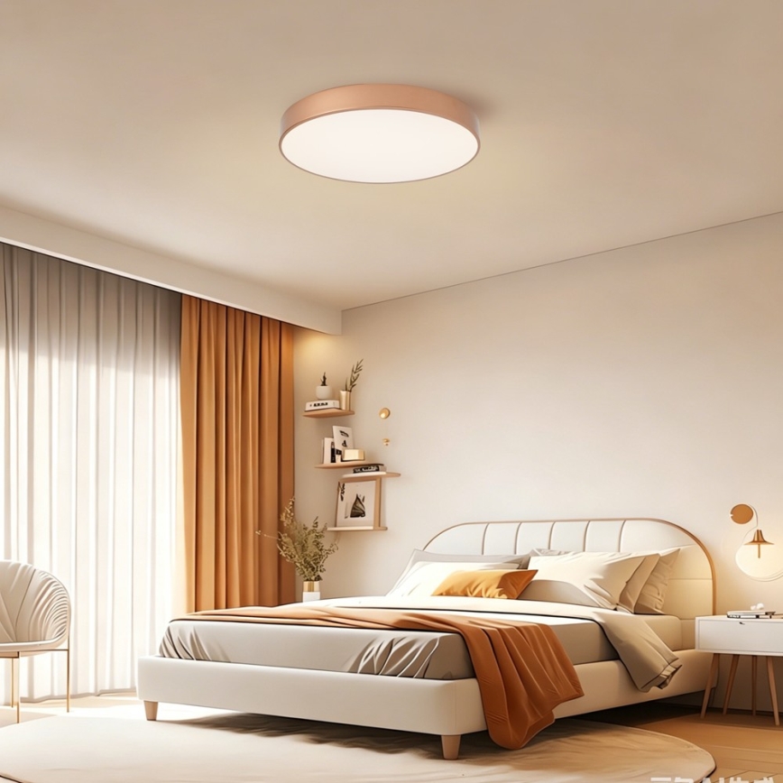 Brilagi - Ρυθμιζόμενο LED φωτιστικό οροφής POOL LED/60W/230V 3000-6000K Ø 50 cm μπρονζέ + τηλεχειριστήριο