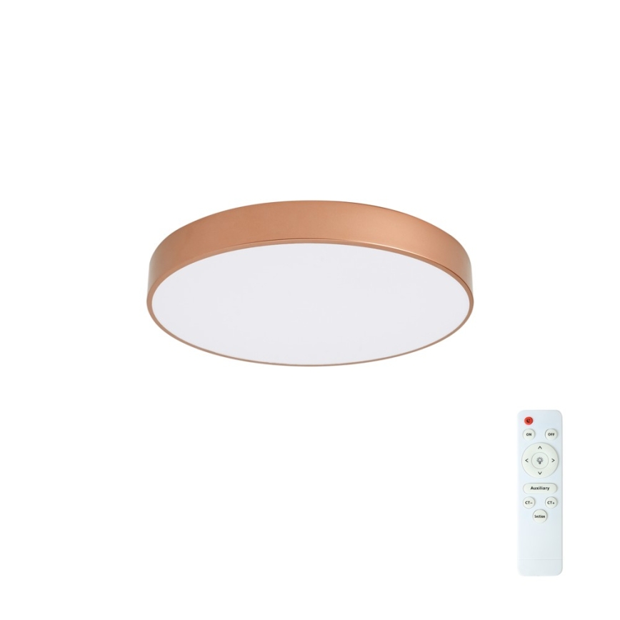 Brilagi - Ρυθμιζόμενο LED φωτιστικό οροφής POOL LED/60W/230V 3000-6000K Ø 50 cm μπρονζέ + τηλεχειριστήριο