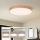 Brilagi - Ρυθμιζόμενο LED φωτιστικό οροφής POOL SMART LED/100W/230V 3000-6000K διάμ. 80 cm Wi-Fi Tuya μπρονζέ + τηλεχειριστήριο