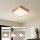 Brilagi - Ρυθμιζόμενο LED φωτιστικό οροφής POOL SQUARE LED/36W/230V 3000-6000K 40x40 cm μπρονζέ + τηλεχειριστήριο