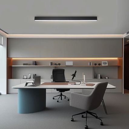 Brilagi - Ρυθμιζόμενο φωτιστικό οροφής LED SLEEKLINE SMART LED/40W/230V 3000-6000K Wi-Fi Tuya μαύρο + τηλεχειριστήριο