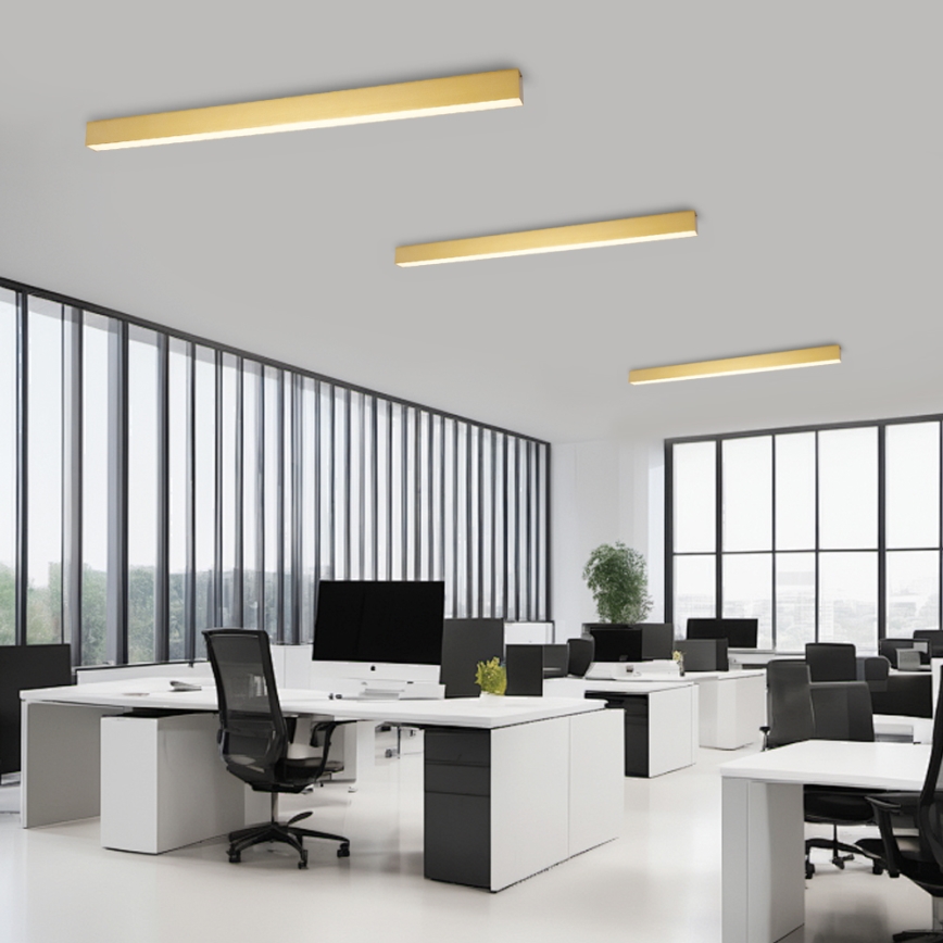 Brilagi - Ρυθμιζόμενο LED φωτιστικό οροφής SLEEKLINE SMART LED/40W/230V 3000-6000K Wi-Fi Tuya χρυσό + τηλεχειριστήριο