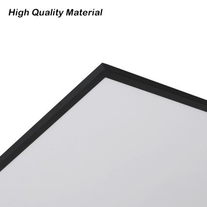 Brilagi - Ρυθμιζόμενο LED φωτιστικό οροφής SLIMFRAME LED/80W/230V 120x60 cm 3000-6000K μαύρο + τηλεχειριστήριο