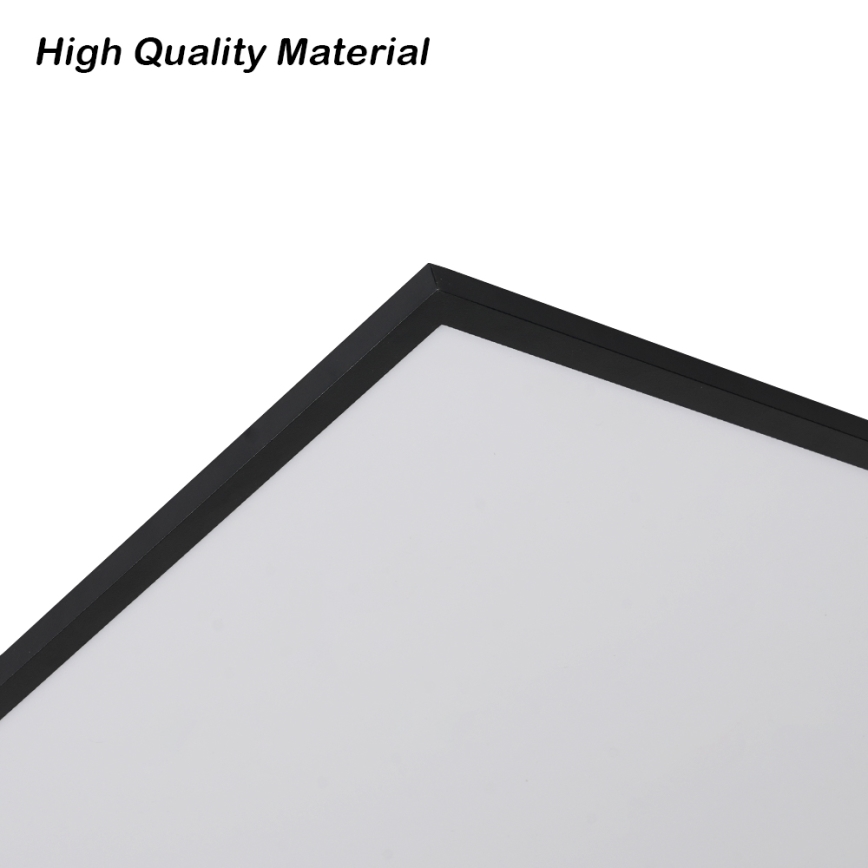 Brilagi - Ρυθμιζόμενο LED φωτιστικό οροφής SLIMFRAME LED/80W/230V 120x60 cm 3000-6000K μαύρο + τηλεχειριστήριο