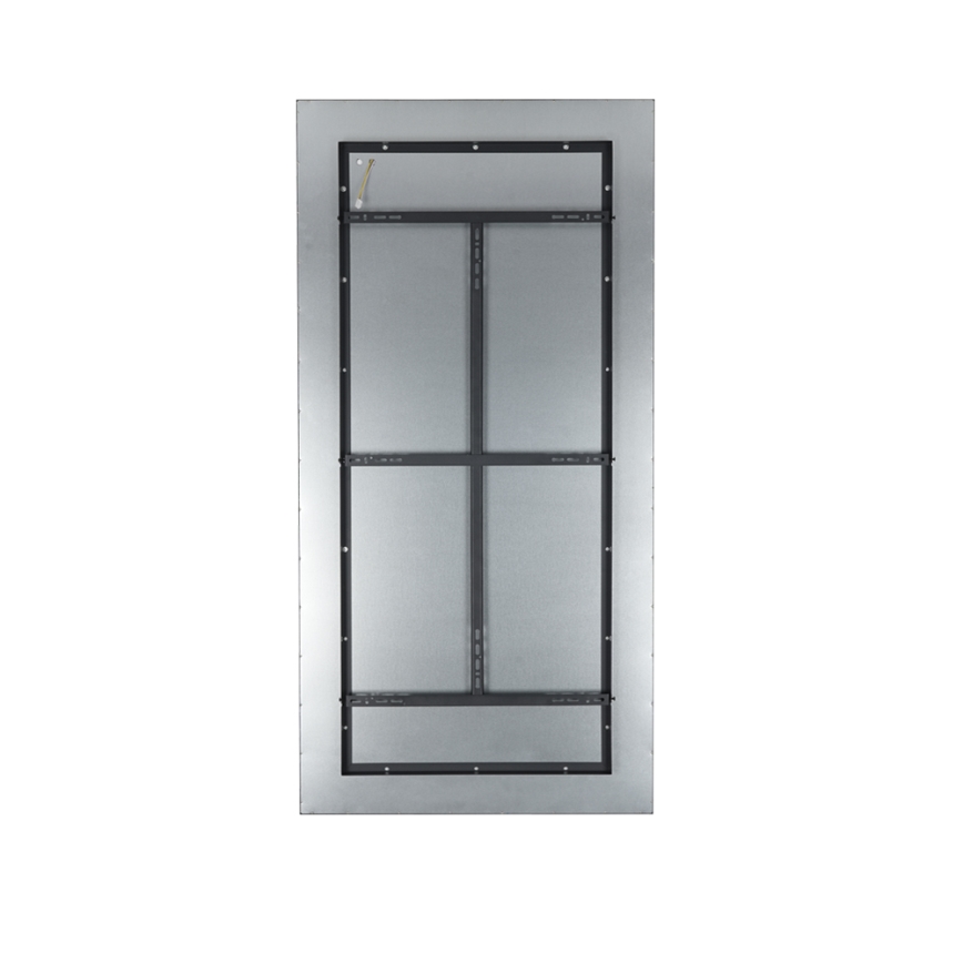 Brilagi - Ρυθμιζόμενο LED φωτιστικό οροφής SLIMFRAME LED/80W/230V 120x60 cm 3000-6000K μαύρο + τηλεχειριστήριο