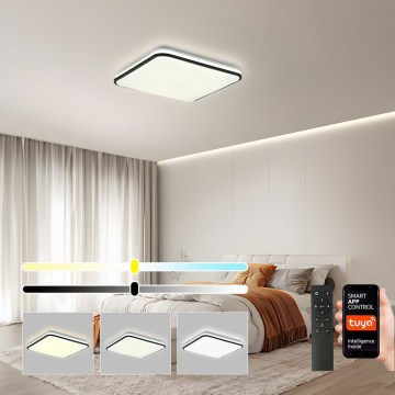 Brilagi - Ρυθμιζόμενο LED φωτιστικό οροφής SMART LED/24W/230V 43x43 cm 3000-6000K Wi-Fi Tuya Beacon + τηλεχειριστήριο