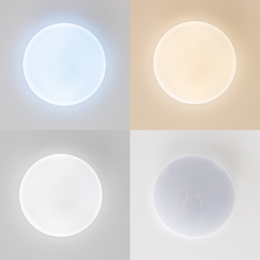 Brilagi - Ρυθμιζόμενο φωτιστικό οροφής LED SMART STARS LED/24W/230V διάμ. 38 cm 3000–6000K Wi‑Fi Tuya Beacon + τηλεχειριστήριο