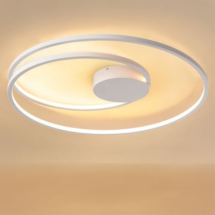 Brilagi - Ρυθμιζόμενο LED φωτιστικό οροφής TWISTER LED/105W/230V 3000-6000K διάμ. 100 cm λευκό + τηλεχειριστήριο