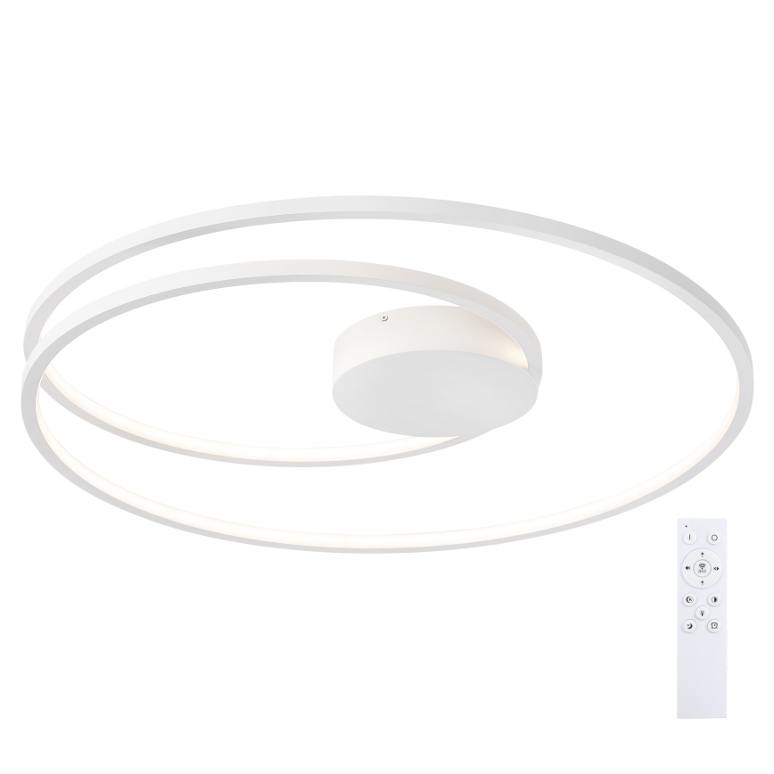 Brilagi - Ρυθμιζόμενο LED φωτιστικό οροφής TWISTER LED/105W/230V 3000-6000K διάμ. 100 cm λευκό + τηλεχειριστήριο