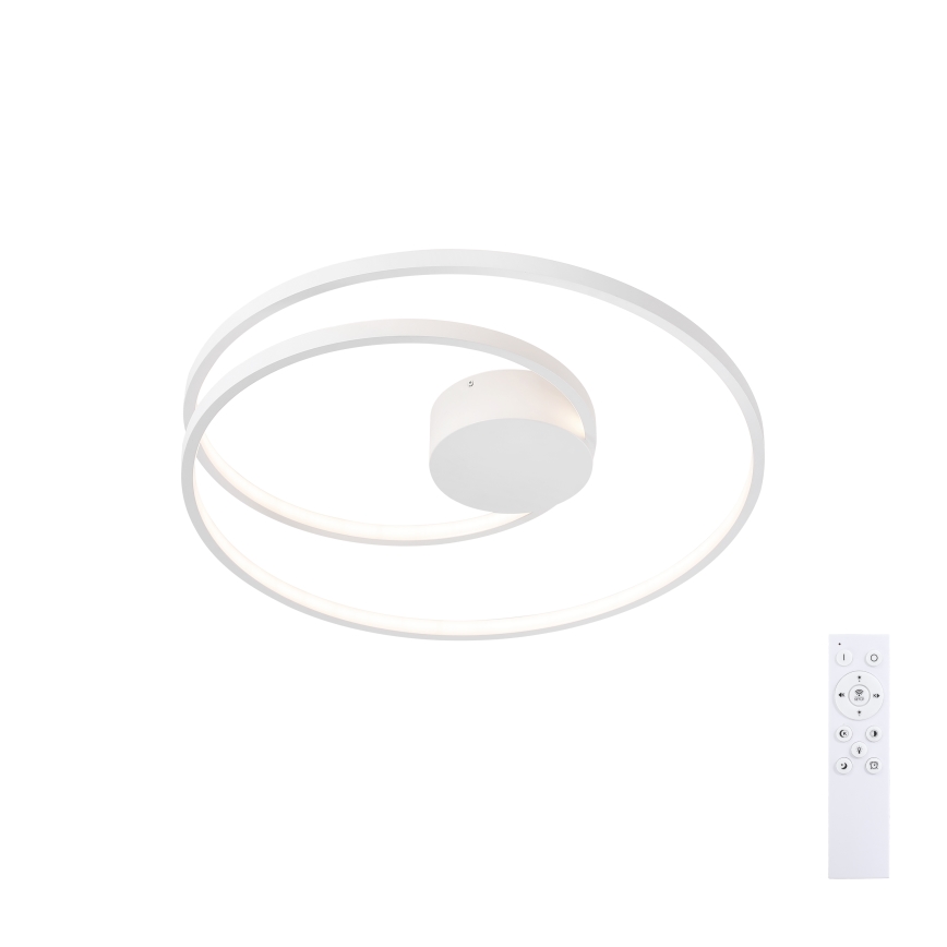 Brilagi - LED ρυθμιζόμενο φωτιστικό οροφής TWISTER LED/48W/230V 3000-6000K διάμ. 50 cm λευκό + τηλεχειριστήριο
