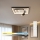 Brilagi - Ρυθμιζόμενο LED φωτιστικό οροφής UNITY LED/75W/230V + 1xGU10/3W 3000-6000K 50x50 cm λευκό/μαύρο + τηλεχειριστήριο