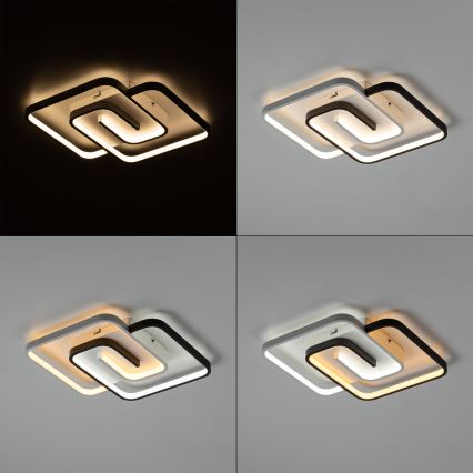 Brilagi - LED Ρυθμιζόμενο φωτιστικό οροφής VELO LED/64W/230V 48x48 cm 3000-6500K + τηλεχειριστήριο