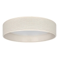 Brilagi - Ρυθμιζόμενο LED φωτιστικό οροφής VELVET SMART VARI LED/24W/230V 3000-6500K διάμ. 45 cm κρεμ + τηλεχειριστήριο