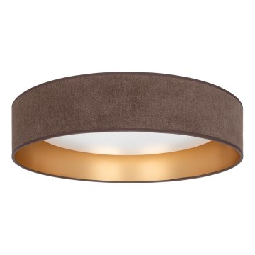 Brilagi - Ρυθμιζόμενο LED φωτιστικό οροφής VELVET SMART VARI LED/36W/230V 3000-6500K διάμ. 55 cm καφέ/χρυσό + τηλεχειριστήριο