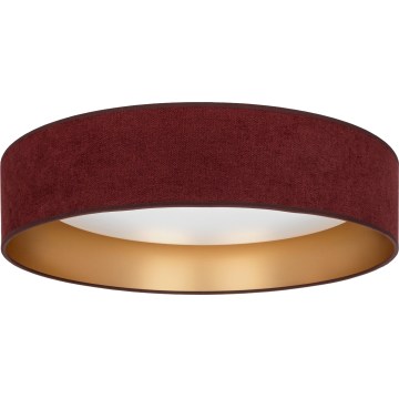 Brilagi - Ρυθμιζόμενο LED φωτιστικό οροφής VELVET SMART VARI LED/36W/230V 3000-6500K διάμ. 55 cm μπορντό/χρυσό + τηλεχειριστήριο