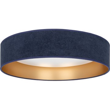 Brilagi - Ρυθμιζόμενο LED φωτιστικό οροφής VELVET SMARTIX LED/36W/230V 3000-6000K διάμ. 55 εκ. μπλε/χρυσό Wi-Fi Tuya Beacon + τηλεχειριστήριο