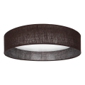 Brilagi - Ρυθμιζόμενο LED Φωτιστικό Οροφής VELVET SMARTIX STARS LED/24W/230V 3000-6000K, διάμ. 45 cm, καφέ, Wi-Fi Tuya Beacon + τηλεχειριστήριο