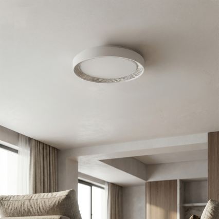 Brilagi - Ρυθμιζόμενο φωτιστικό οροφής LED WALDO LED/48W/230V 3000-6500K διάμ. 40 εκ. λευκό/ασημί + τηλεχειριστήριο