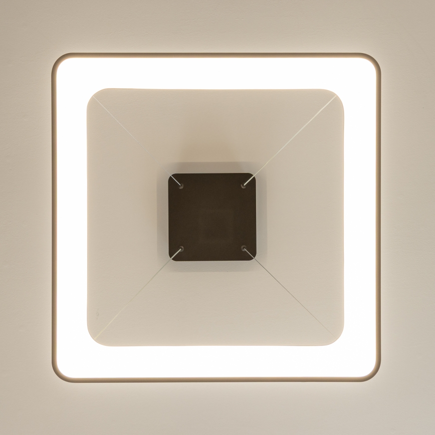 Brilagi - Ρυθμιζόμενο LED κρεμαστό φωτιστικό με σύρμα FALCON II LED/125W/230V 3000-6500K 60x60 cm μαύρο + τηλεχειριστήριο