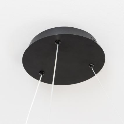 Brilagi - Ρυθμιζόμενος LED κρεμαστός πολυέλαιος σε καλώδιο FALCON II LED/99W/230V 3000-6500K Ø 60 cm μαύρο + τηλεχειριστήριο