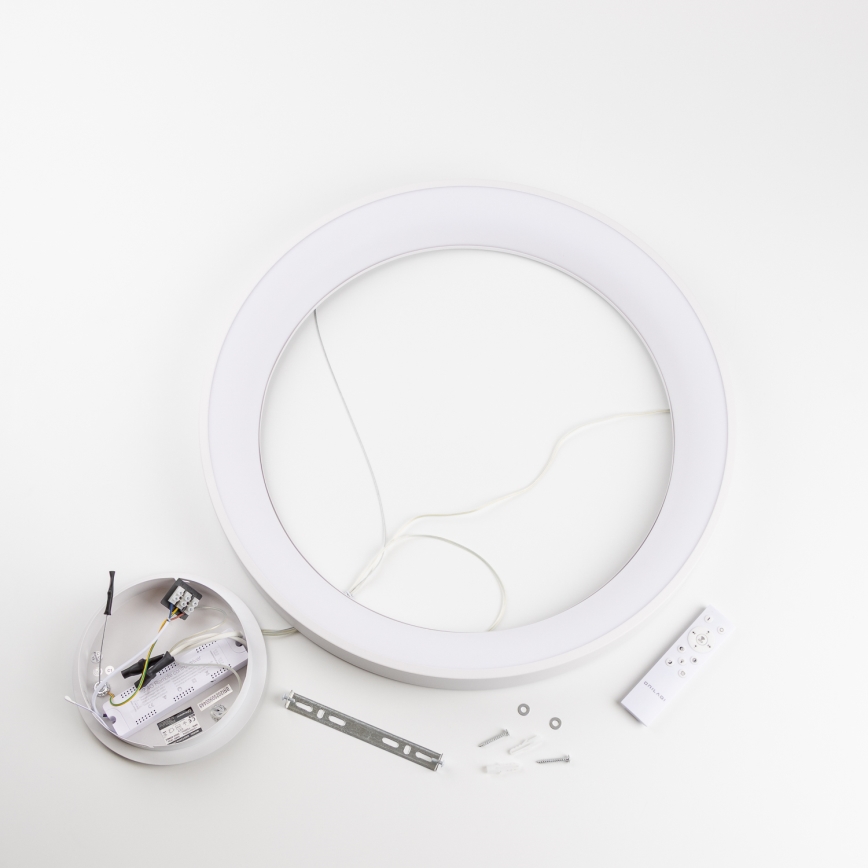 Brilagi - Ρυθμιζόμενο κρεμαστό φωτιστικό LED με ανάρτηση σε καλώδιο FALCON II LED/99W/230V 3000-6500K Ø 60 cm λευκό + τηλεχειριστήριο