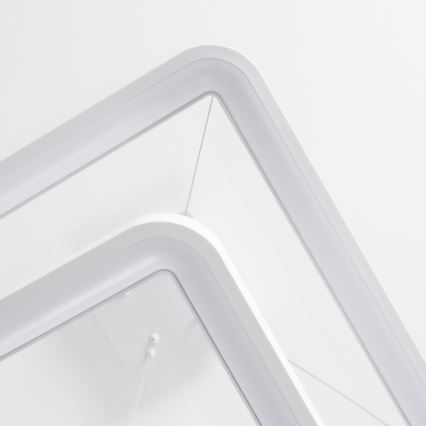 Brilagi - Ρυθμιζόμενο LED κρεμαστό φωτιστικό σε καλώδιο FALCON SLIM LED/78W/230V 3000-6500K 50x50 cm λευκό + τηλεχειριστήριο