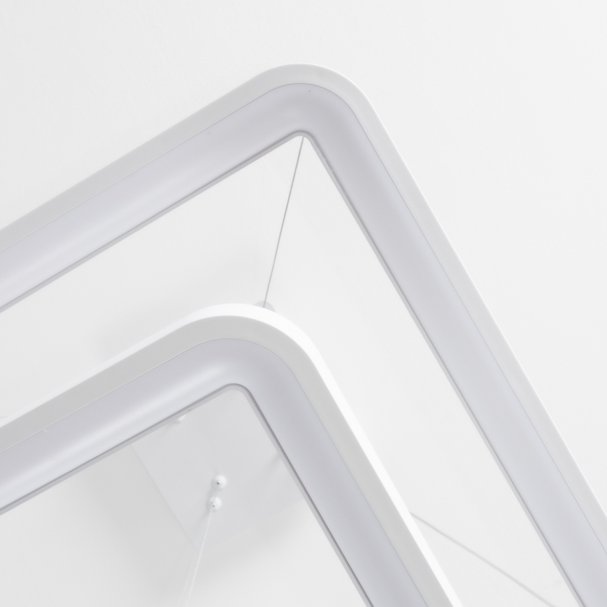 Brilagi - Ρυθμιζόμενο LED κρεμαστό φωτιστικό σε καλώδιο FALCON SLIM LED/78W/230V 3000-6500K 50x50 cm λευκό + τηλεχειριστήριο