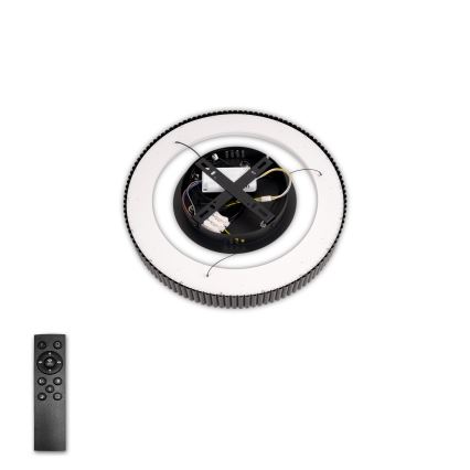 Brilagi - Ρυθμιζόμενο κρεμαστό φωτιστικό LED σε καλώδιο FALCON MODERN LED/30W/230V 3000-6500K διάμ. 40 cm μαύρο + τηλεχειριστήριο