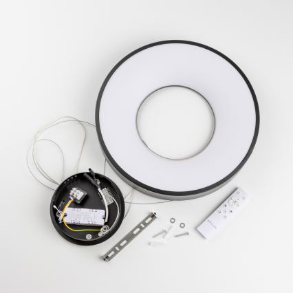 Brilagi - Ρυθμιζόμενο LED κρεμαστό φωτιστικό με καλώδιο FALCON II LED/67W/230V 3000-6500K Ø 40 cm μαύρο + τηλεχειριστήριο