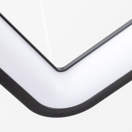 Brilagi - Ρυθμιζόμενο κρεμαστό φωτιστικό LED με καλώδιο ανάρτησης FALCON SLIM LED/50W/230V 3000-6500K 50x50 cm μαύρο + τηλεχειριστήριο