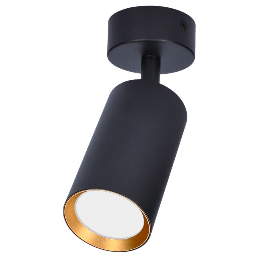 Brilagi - Ρυθμιζόμενο σποτ LED RGBW SELE 1xGU10/4,8W/230V 3000K μαύρο/χρυσό + τηλεχειριστήριο