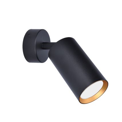 Brilagi - Ρυθμιζόμενο σποτ LED RGBW SELE 1xGU10/4,8W/230V 3000K μαύρο/χρυσό + τηλεχειριστήριο