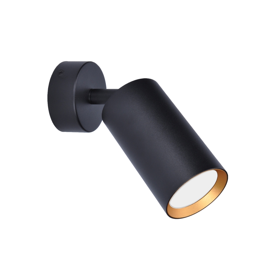 Brilagi - Ρυθμιζόμενο σποτ LED RGBW SELE 1xGU10/4,8W/230V 3000K μαύρο/χρυσό + τηλεχειριστήριο