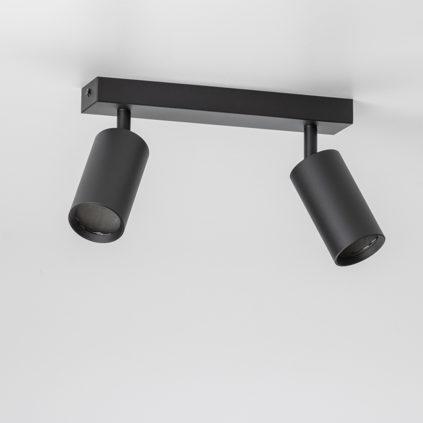 Brilagi - Ρυθμιζόμενο LED RGBW σποτ φωτιστικό SELE 2xGU10/6,5W/230V 2700-6500K μαύρο