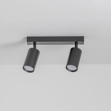 Brilagi - Ρυθμιζόμενο LED RGBW σποτ φωτιστικό SELE 2xGU10/6,5W/230V 2700-6500K μαύρο