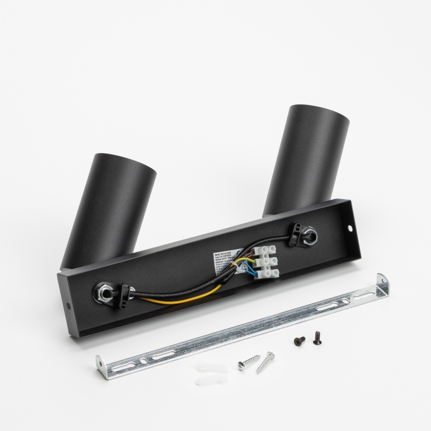 Brilagi - Ρυθμιζόμενο LED RGBW σποτ φωτιστικό SELE 2xGU10/6,5W/230V 2700-6500K μαύρο