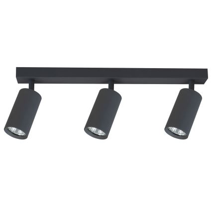 Brilagi - LED RGBW ρυθμιζόμενο σποτ φωτιστικό SELE 3xGU10/4,8W/230V 3000K ανθρακί + τηλεχειριστήριο