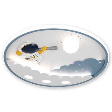 BRILAGI - Ρυθμιζόμενο LED παιδικό φωτιστικό οροφής ASTRO LED/43W/230V 3000-6000K Ø 49 cm + τηλεχειριστήριο