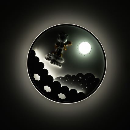 Brilagi - Ρυθμιζόμενο LED παιδικό φωτιστικό οροφής ASTRO LED/68W/230V 3000-6000K Ø 49 cm + τηλεχειριστήριο