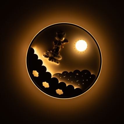 Brilagi - Ρυθμιζόμενο LED παιδικό φωτιστικό οροφής ASTRO LED/68W/230V 3000-6000K Ø 49 cm + τηλεχειριστήριο