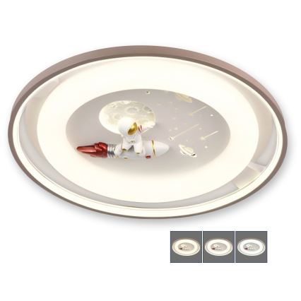 BRILAGI - Ρυθμιζόμενο LED παιδικό φωτιστικό οροφής ASTRO LED/75W/230V 3000-6000K Ø 50 cm + τηλεχειριστήριο