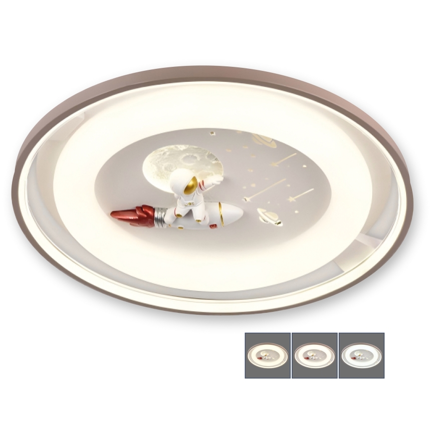 BRILAGI - Ρυθμιζόμενο LED παιδικό φωτιστικό οροφής ASTRO LED/75W/230V 3000-6000K Ø 50 cm + τηλεχειριστήριο