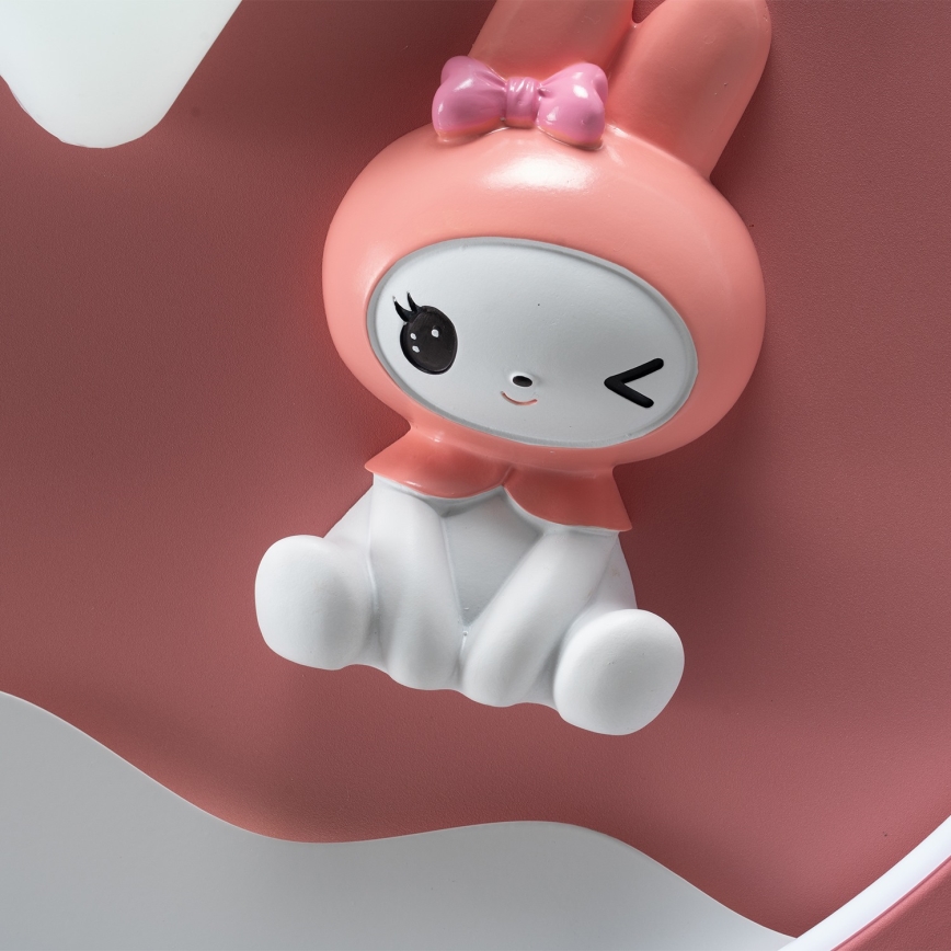 Brilagi - LED ρυθμιζόμενο παιδικό φωτιστικό οροφής BUNNY LED/83W/230V 3000-6000K διάμετρος 49 εκ. + τηλεχειριστήριο