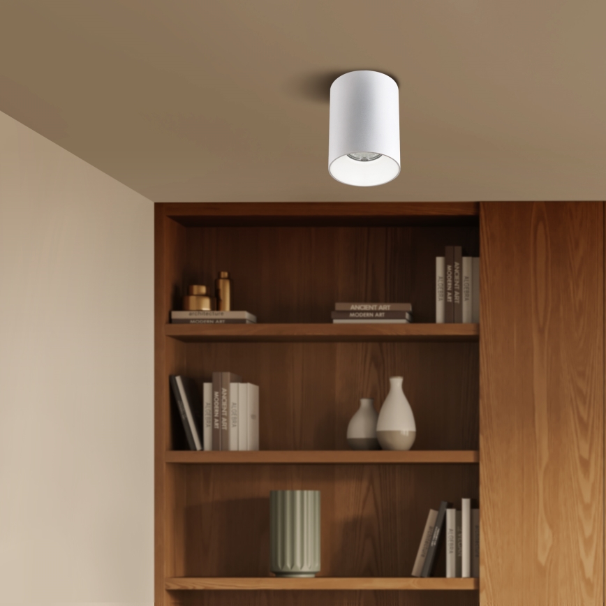 Brilagi - LED RGBW Ρυθμιζόμενο σποτ φωτιστικό TRINE 1xGU10/4,8W/230V 3000K λευκό + τηλεχειριστήριο