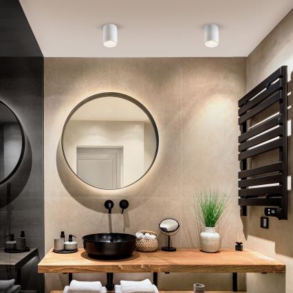 Brilagi - LED RGBW Ρυθμιζόμενο σποτ φωτιστικό TRINE 1xGU10/6W/230V 3000K λευκό + τηλεχειριστήριο