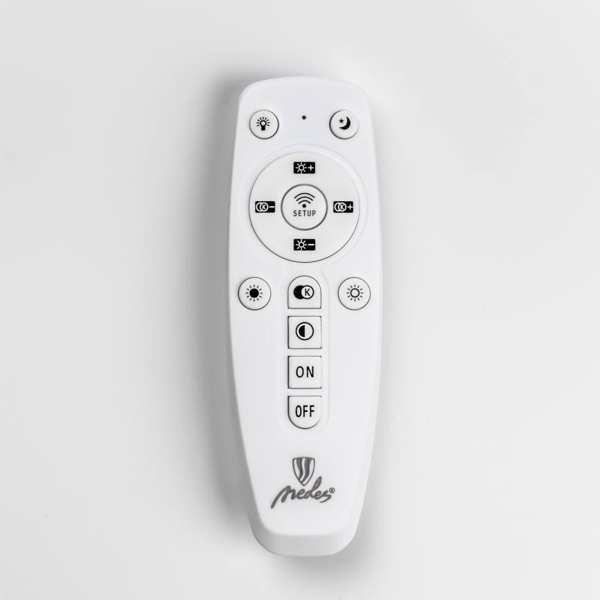 Brilagi - Ρυθμιζόμενο LED επιφανειακό φωτιστικό οροφής ORBITS LED/50W/230V 3000-6500K μαύρο + τηλεχειριστήριο