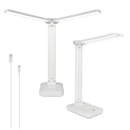 Brilagi - Ρυθμιζόμενο LED επιτραπέζιο φωτιστικό MODO DUO LED/8W/5V 3000/4000/6500K λευκό