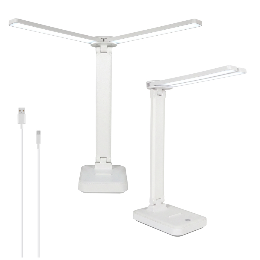 Brilagi - Ρυθμιζόμενο LED επιτραπέζιο φωτιστικό MODO DUO LED/8W/5V 3000/4000/6500K λευκό