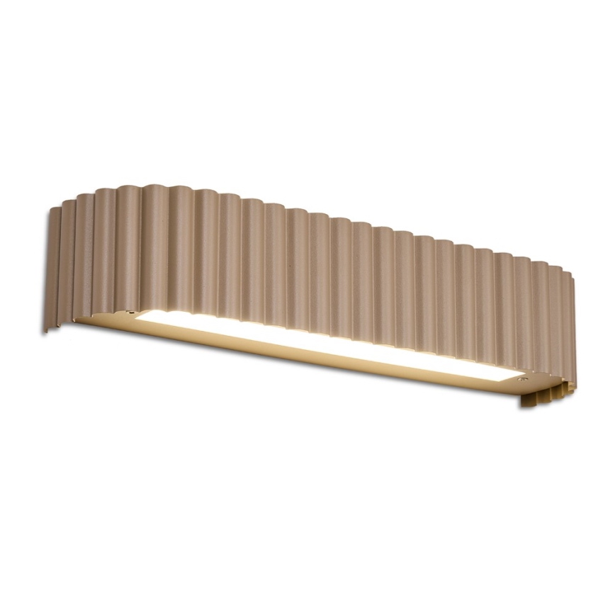 Brilagi - LED ρυθμιζόμενο επιτοίχιο φωτιστικό FALCON MODERN LED/14W/230V 3000-6000K 40 cm μπεζ + τηλεχειριστήριο